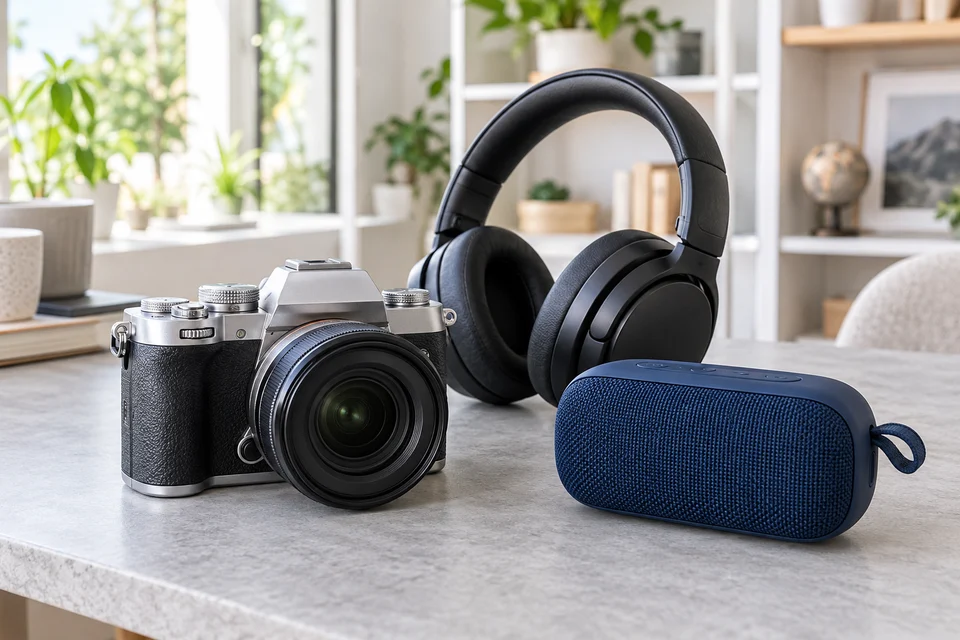 Headphones and electronic equipment